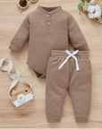 2Pcs Suit Toddler Long Sleeve Romper