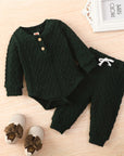 2Pcs Suit Toddler Long Sleeve Romper