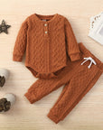 2Pcs Suit Toddler Long Sleeve Romper