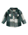 Toddler Plaid Patchwork Long Sleeve