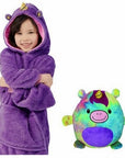 Kids Pets Blanket Hoodie Soft Plush