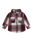 Toddler Plaid Patchwork Long Sleeve