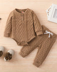 2Pcs Suit Toddler Long Sleeve Romper