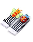 Baby Tiny Toes Rattle Sock Set