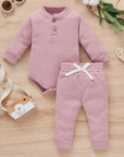 2Pcs Suit Toddler Long Sleeve Romper