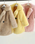 Big Kids Fur Coat In Autumn And Winter Coat