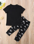 Kids Boys Casual Dinosaur Outfits