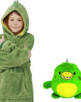 Kids Pets Blanket Hoodie Soft Plush