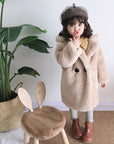 Big Kids Fur Coat In Autumn And Winter Coat