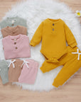 2Pcs Suit Toddler Long Sleeve Romper